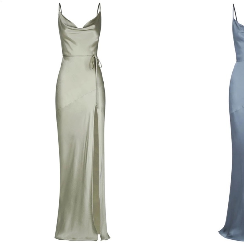 Shona Joy Sage Green Maxi Dress